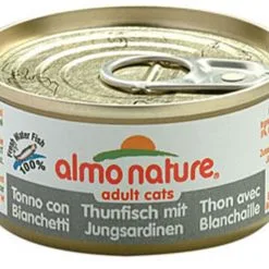 Almo Nature Adult Cat Food Tuna & Whitebait 24 X 70g Cans