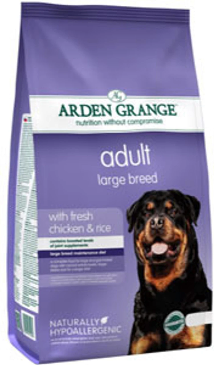Arden Grange Adult Large Breed Dog With Fresh Chicken & Rice 3 Arden Grange Adult Large Breed Dog With Fresh Chicken & Rice