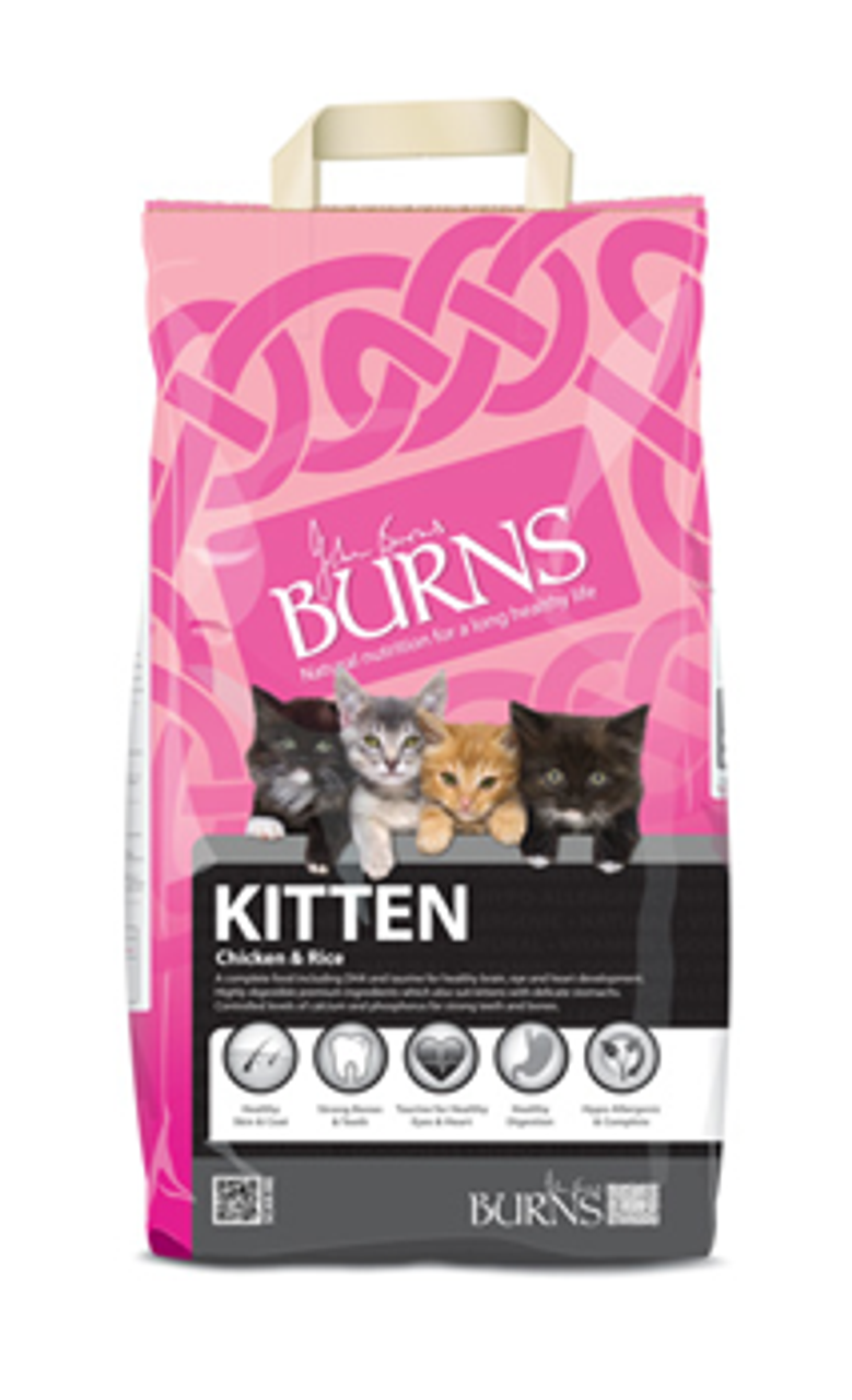Burns Kitten Chicken & Rice 3 Burns Kitten Chicken & Rice