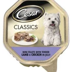 Cesar Classics Mini Fillets With Tender Lamb & Chicken In Jelly (14 X 150g)