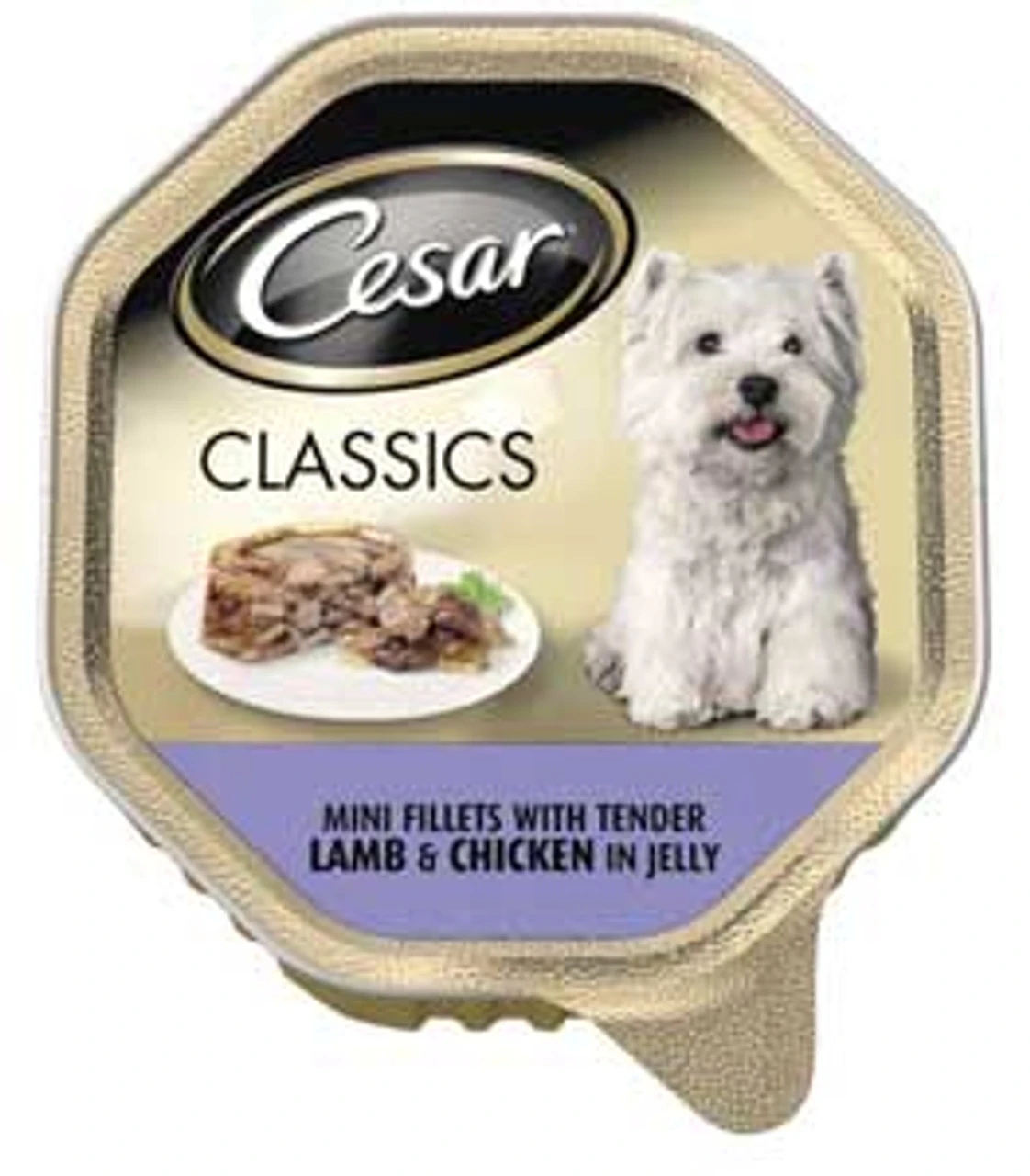 Cesar Classics Mini Fillets With Tender Lamb & Chicken In Jelly (14 X 150g) 3 Cesar Classics Mini Fillets With Tender Lamb & Chicken In Jelly (14 X 150g)