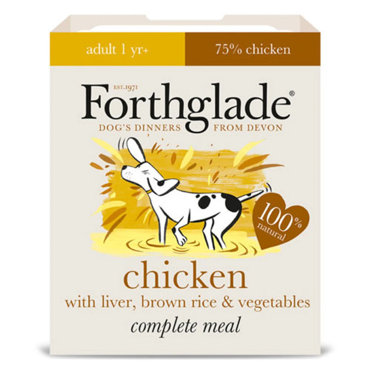 Forthglade Complete Meal Adult With Brown Rice 395g (pack Of 18) 4 Forthglade Complete Meal Adult With Brown Rice 395g (pack Of 18) - Image 2