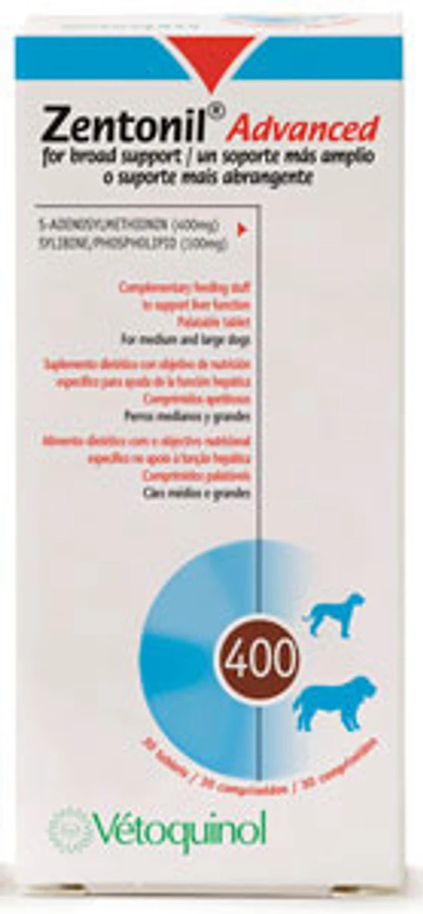 Vetoquinol Zentonil Advanced 400 (pack Of 30) 3 Vetoquinol Zentonil Advanced 400 (pack Of 30)