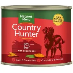 Natures Menu Country Hunter Dog Food 6 X 600g Cans