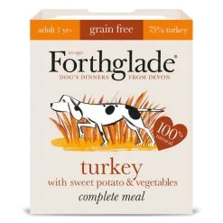Forthglade Complete Meal Adult Grain Free 395g X 18 -Deals Dog Food Store aforthglade complete GF turkey 81828.1667859685