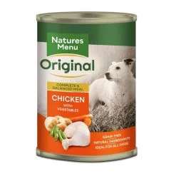 Natures Menu Original Adult Dog Food 12 X 400g Cans -Deals Dog Food Store anatures dog chicken can 95737.1667865626