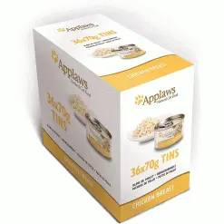 Applaws Natural Cat Food Tins Chicken Breast 24 X 70g -Deals Dog Food Store applaws chicken breast cat70g1 95354.1686655587