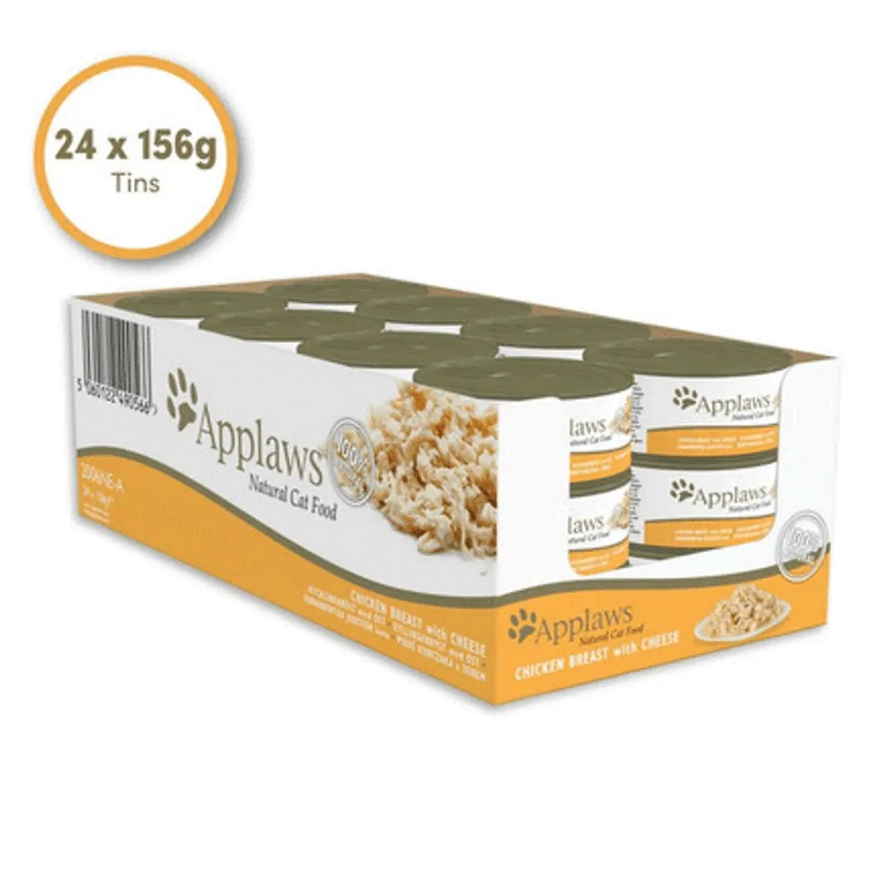 Applaws Natural Cat Food Tins Chicken Breast & Cheese 24 X 156g 4 Applaws Natural Cat Food Tins Chicken Breast & Cheese 24 X 156g - Image 2