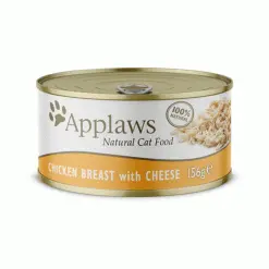 Applaws Natural Cat Food Tins Chicken Breast & Cheese 24 X 156g