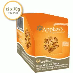 Applaws Natural Cat Food Pouches Chicken Breast & Wild Rice 12 X 70g 25 Applaws Natural Cat Food Pouches Chicken Breast & Wild Rice 12 X 70g -Deals Dog Food Store applaws chicken pumpkin cat2 20203.1686583370