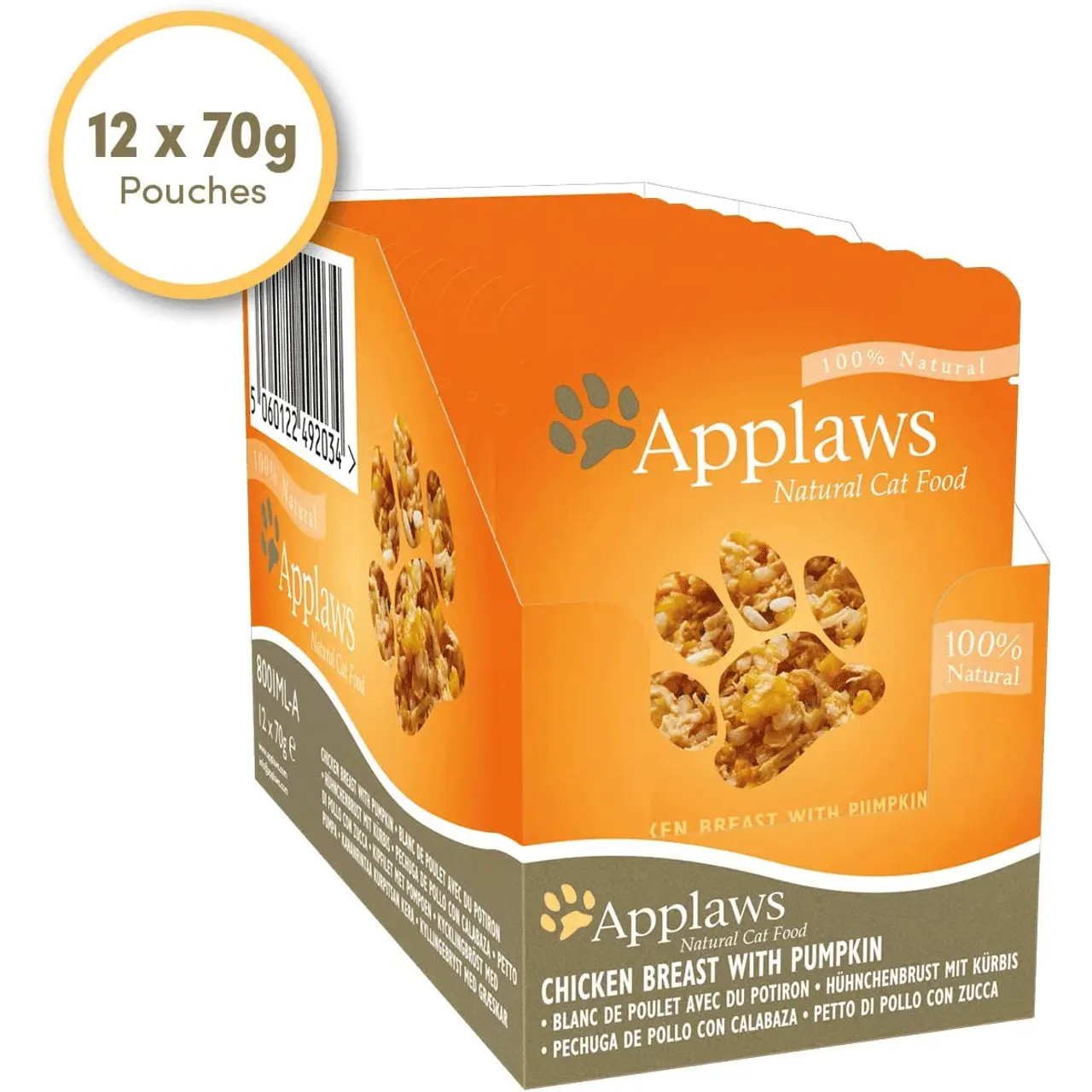 Applaws Natural Cat Food Pouches Chicken Breast & Wild Rice 12 X 70g 12 Applaws Natural Cat Food Pouches Chicken Breast & Wild Rice 12 X 70g - Image 10