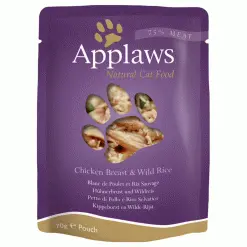 Applaws Natural Cat Food Pouches Chicken Breast & Wild Rice 12 X 70g 17 Applaws Natural Cat Food Pouches Chicken Breast & Wild Rice 12 X 70g -Deals Dog Food Store applaws chicken wild rice cat 03773.1686583333