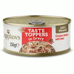 Applaws Taste Toppers Chicken Breast With Beef In Gravy