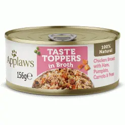 Applaws Taste Toppers Chicken With Ham & Veg In Broth