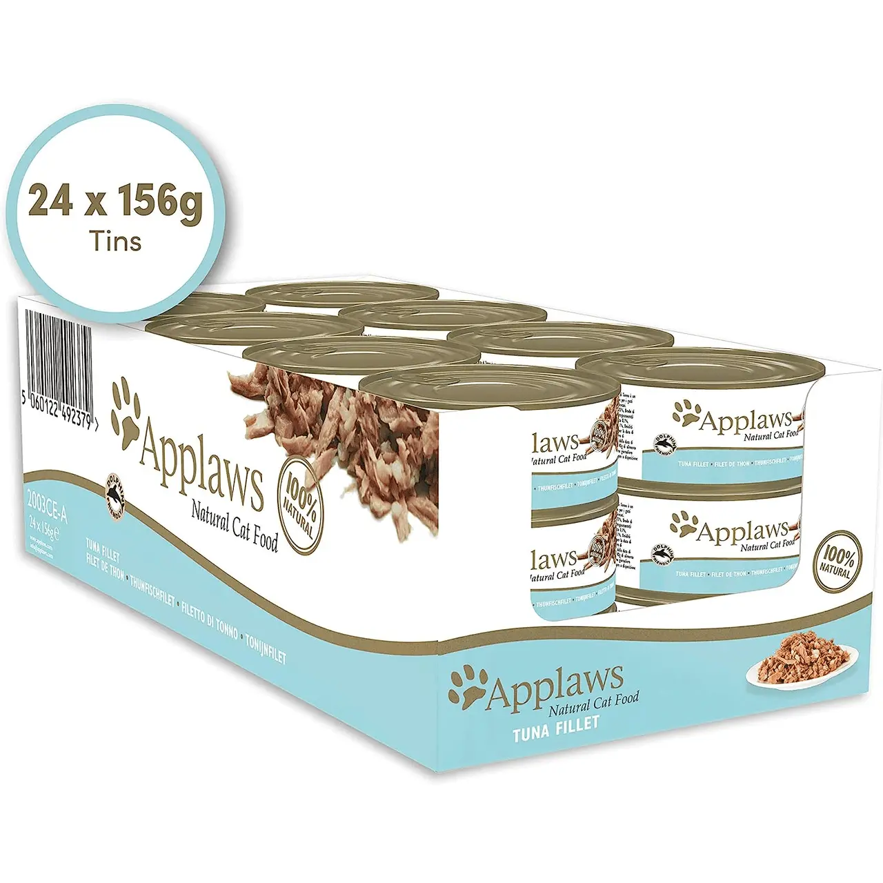 Applaws Natural Cat Food Tins Tuna Fillet 24 X 156g 31 Applaws Natural Cat Food Tins Tuna Fillet 24 X 156g - Image 30