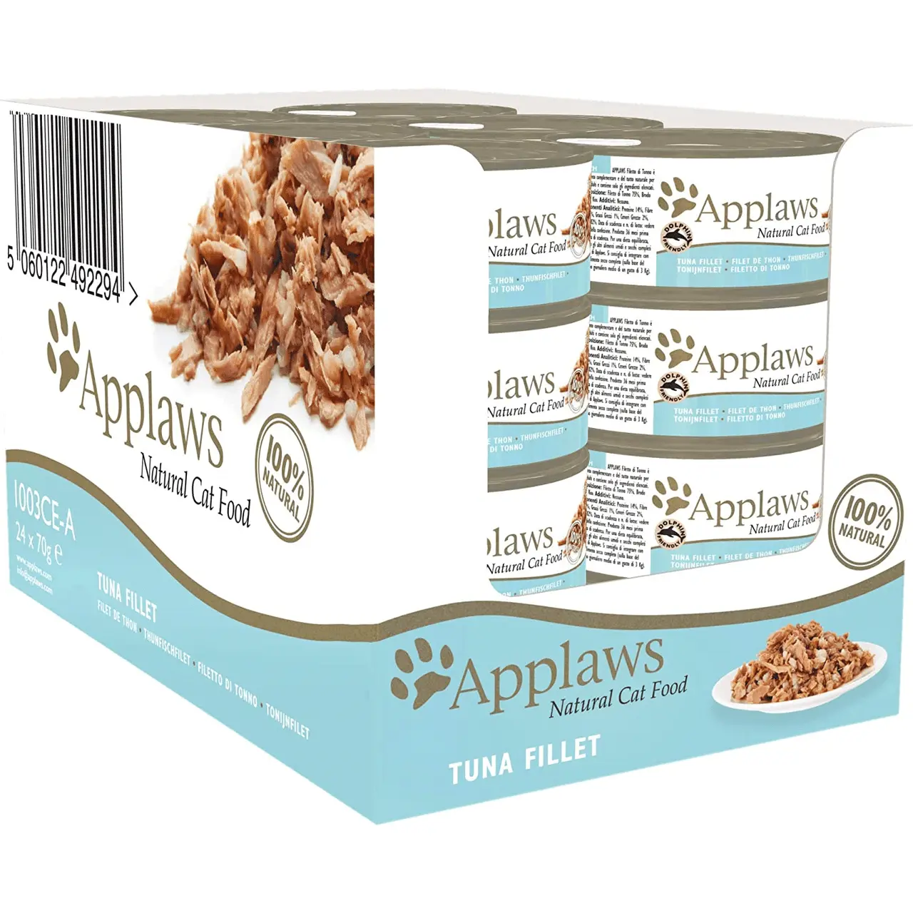 Applaws Natural Cat Food Tins Tuna Fillet 24 X 156g 37 Applaws Natural Cat Food Tins Tuna Fillet 24 X 156g - Image 36