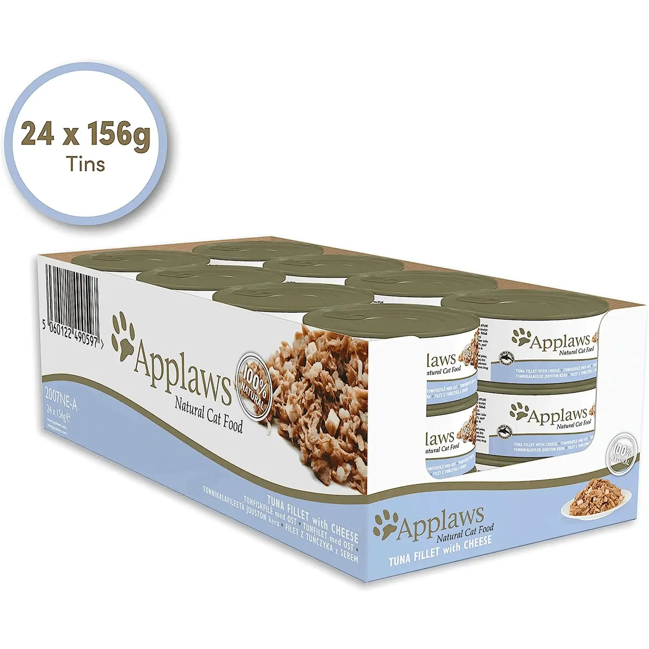 Applaws Natural Cat Food Tins Tuna Fillet 24 X 156g 6 Applaws Natural Cat Food Tins Tuna Fillet 24 X 156g - Image 5