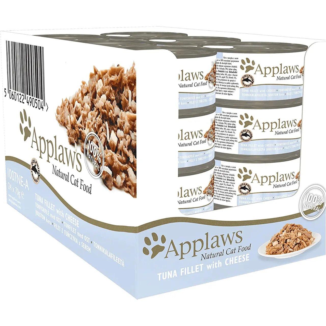 Applaws Natural Cat Food Tins Tuna & Cheese 24 X 70g 4 Applaws Natural Cat Food Tins Tuna & Cheese 24 X 70g - Image 2