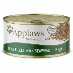 Applaws Natural Cat Food Tins Tuna Fillet & Seaweed In Broth -Deals Dog Food Store applaws tuna seaweed broth156g 01612.1687212625