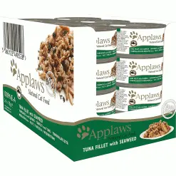 Applaws Natural Cat Food Tins Tuna Fillet 24 X 156g 64 Applaws Natural Cat Food Tins Tuna Fillet 24 X 156g -Deals Dog Food Store applaws tuna seaweed cat70g1 01997.1686669849 1