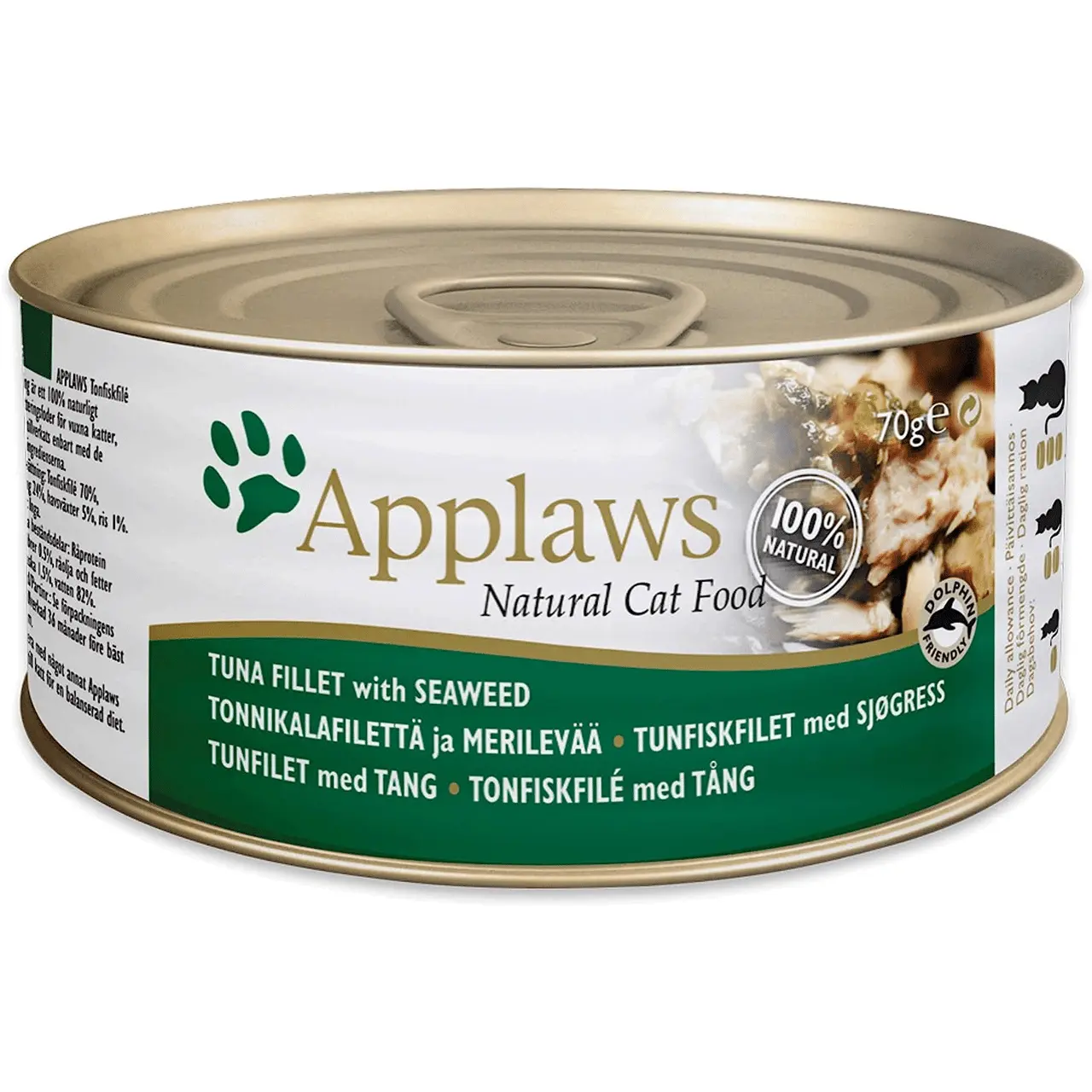 Applaws Natural Cat Food Tins Tuna Fillet 24 X 156g 5 Applaws Natural Cat Food Tins Tuna Fillet 24 X 156g - Image 4