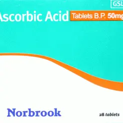 Ascorbic Acid (Vitamin C) 50mg Tablets (pack Of 28)