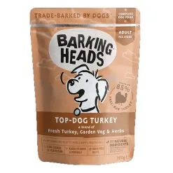 Barking Heads Top Dog Turkey Wet Dog Food 10 X 300g