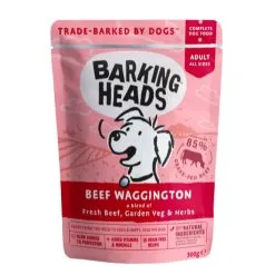Barking Heads Beef Waggington Wet Dog Food 10 X 300g