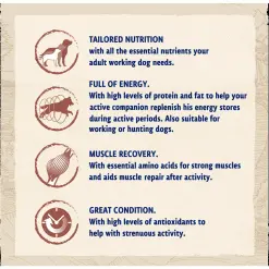 Beta Adult Working Dog With Chicken 11 Beta Adult Working Dog With Chicken -Deals Dog Food Store beta working adult2 26740.1656496461