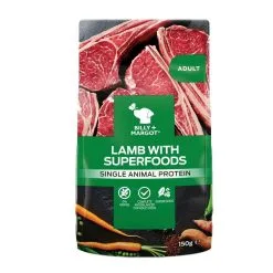 Billy & Margot Billy + Margot Lamb With Superfoods 150g X 12 Pouches