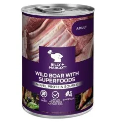 Billy & Margot Billy + Margot Wild Boar With Superfoods 395g X 12 Cans