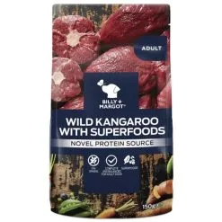 Billy & Margot Billy + Margot Wild Kangaroo With Superfoods 150g X 12 Pouches