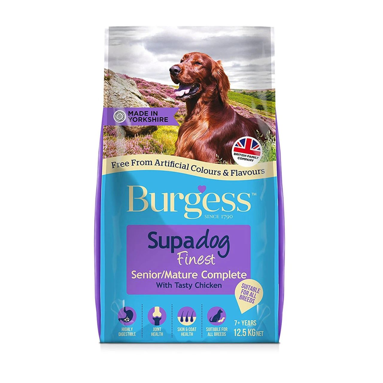 Burgess Supadog Finest Senior/Mature Rich In Chicken 12.5kg 3 Burgess Supadog Finest Senior/Mature Rich In Chicken 12.5kg