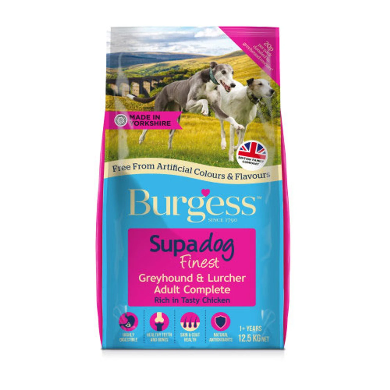 Burgess Supadog Finest Greyhound & Lurcher Chicken 12.5kg 3 Burgess Supadog Finest Greyhound & Lurcher Chicken 12.5kg