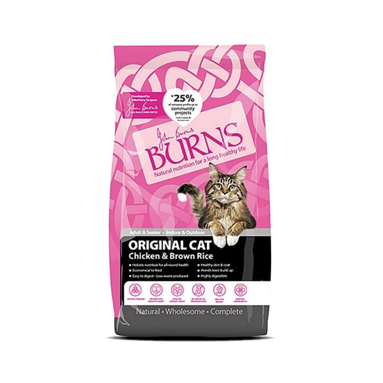 Burns Original Cat Chicken & Brown Rice 3 Burns Original Cat Chicken & Brown Rice