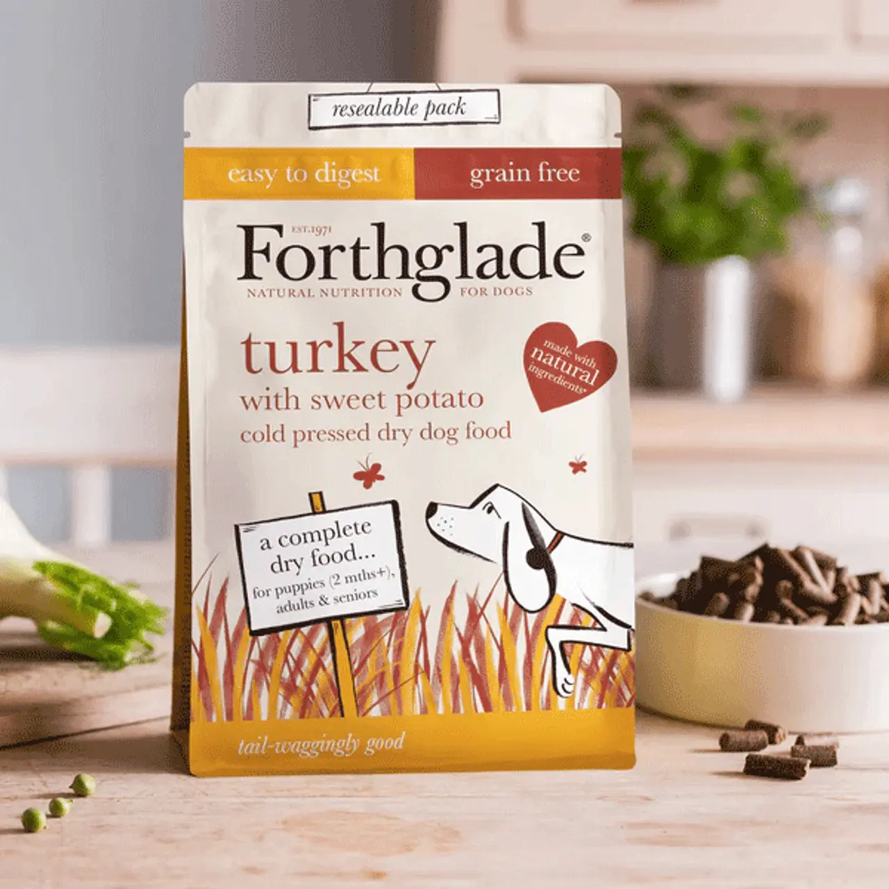 Forthglade Grain Free Cold Pressed Dog Food - Turkey 3 Forthglade Grain Free Cold Pressed Dog Food - Turkey