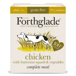 Forthglade Complete Meal Adult Grain Free 395g X 18 -Deals Dog Food Store forthglade complete GF chicken 06319.1667859677