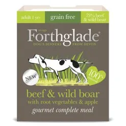 Forthglade Gourmet Beef & Wild Boar With Root Vegetables & Apples 395g (Pack Of 7)