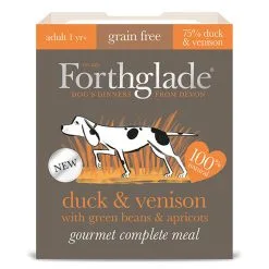 Forthglade Gourmet Duck & Venison With Green Beans & Apricots 395g (Pack Of 7)