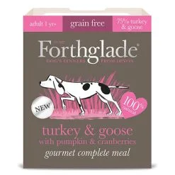 Forthglade Gourmet Turkey & Goose With Pumpkin & Cranberries 395g (Pack Of 7)