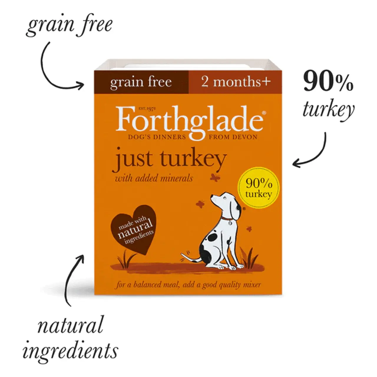 Forthglade Just Grain Free 395g X 18 4 Forthglade Just Grain Free 395g X 18 - Image 2