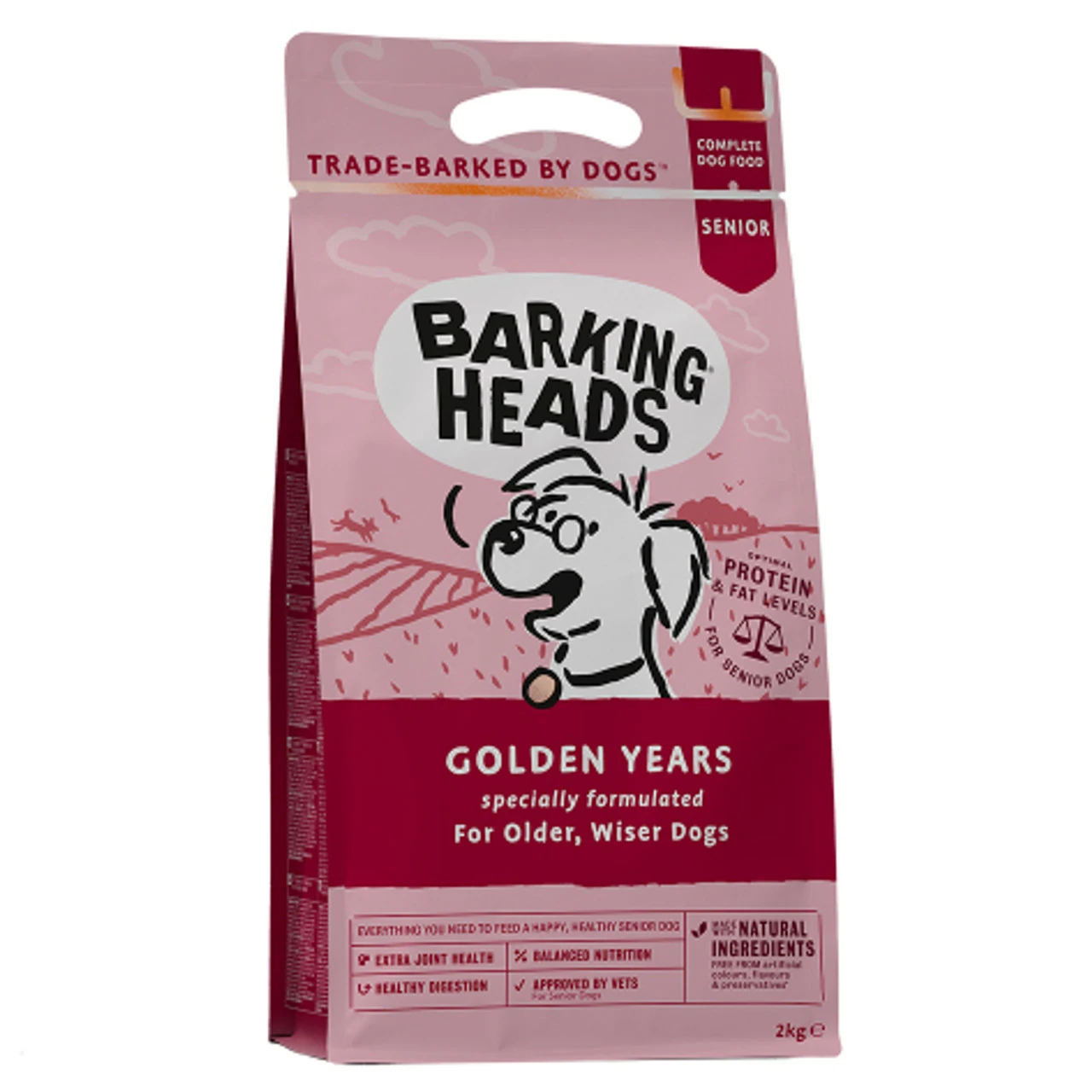 Barking Heads Golden Years Chicken & Trout Dry Dog Food 3 Barking Heads Golden Years Chicken & Trout Dry Dog Food