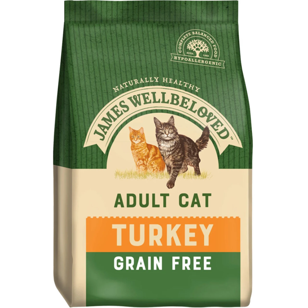 James Wellbeloved Grain Free Adult Cat Food Turkey 3 James Wellbeloved Grain Free Adult Cat Food Turkey