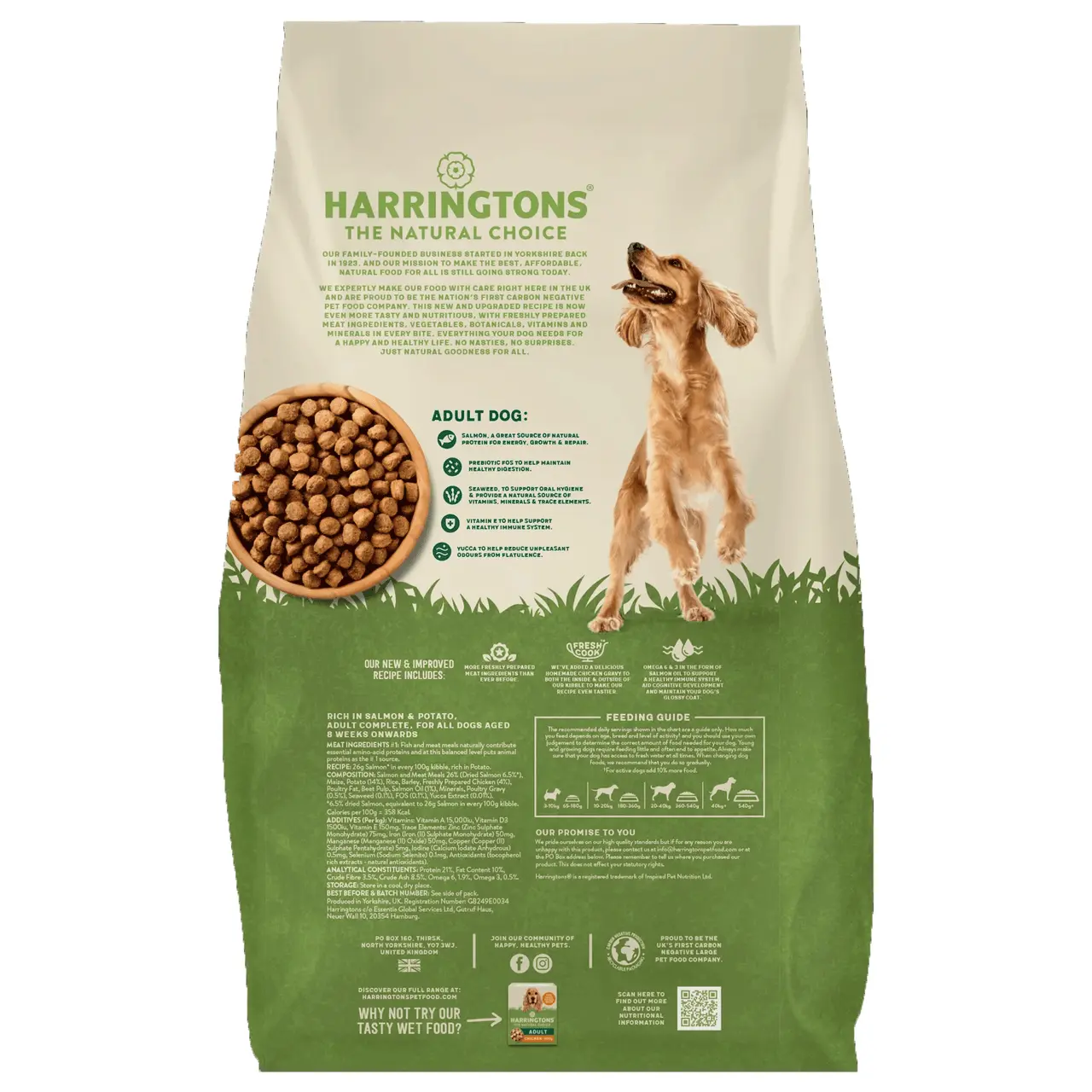 Harringtons Adult Dog Rich In Salmon & Potato 5 Harringtons Adult Dog Rich In Salmon & Potato - Image 3