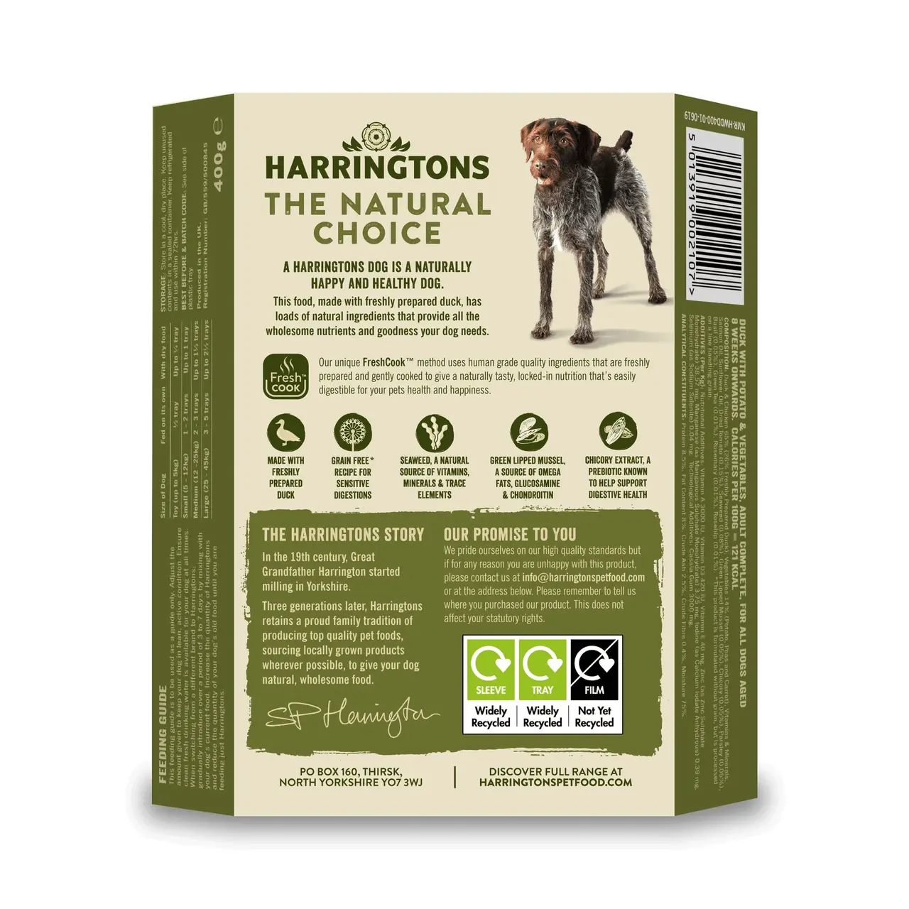 Harringtons Adult Dog Duck & Potato Complete 5 Harringtons Adult Dog Duck & Potato Complete - Image 3