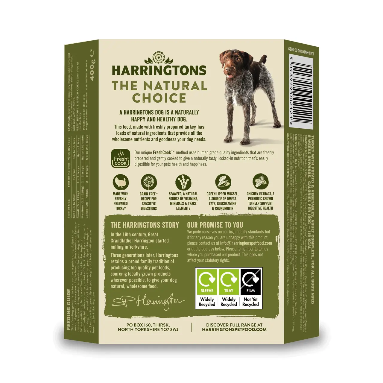 Harringtons Adult Dog Turkey & Potato Complete 5 Harringtons Adult Dog Turkey & Potato Complete - Image 3