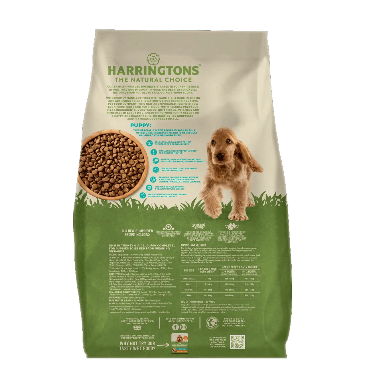 Harringtons Puppy Rich In Turkey & Rice 5 Harringtons Puppy Rich In Turkey & Rice - Image 3