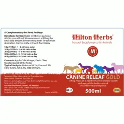 Hilton Herbs Canine Releaf Gold -Deals Dog Food Store hh releaf gold dog3 51613.1654599563