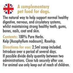 Hilton Herbs Canine Seaweed & Rosehip 8 Hilton Herbs Canine Seaweed & Rosehip -Deals Dog Food Store hh seaweed rosehip dog3 60452.1654600705