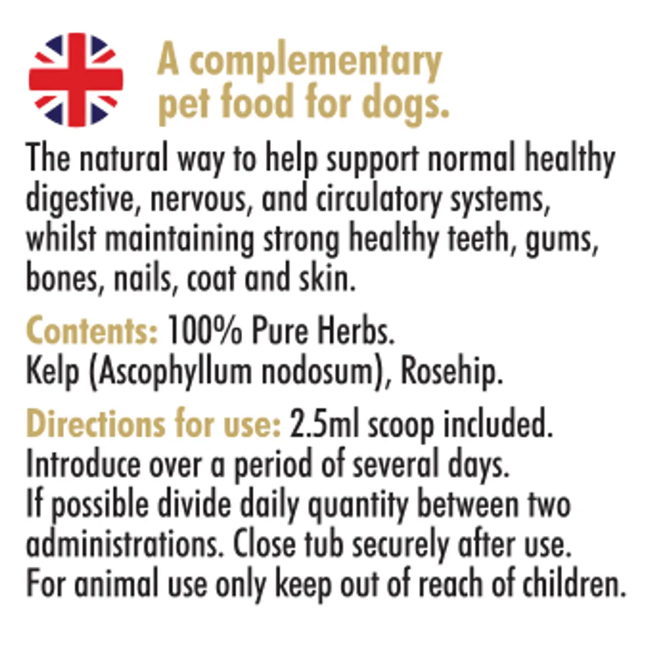 Hilton Herbs Canine Seaweed & Rosehip 5 Hilton Herbs Canine Seaweed & Rosehip - Image 3